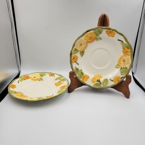 Vintage Poppytrail by Metlox - Set of 2 Replacement Saucers - Picture 1 of 3
